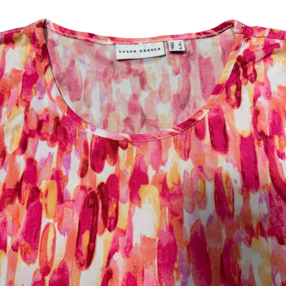 Other Susan Graver Liquid Knit Asymmetrical Tunic Top Size L Size L / US 10 / IT 46 - 9 Thumbnail