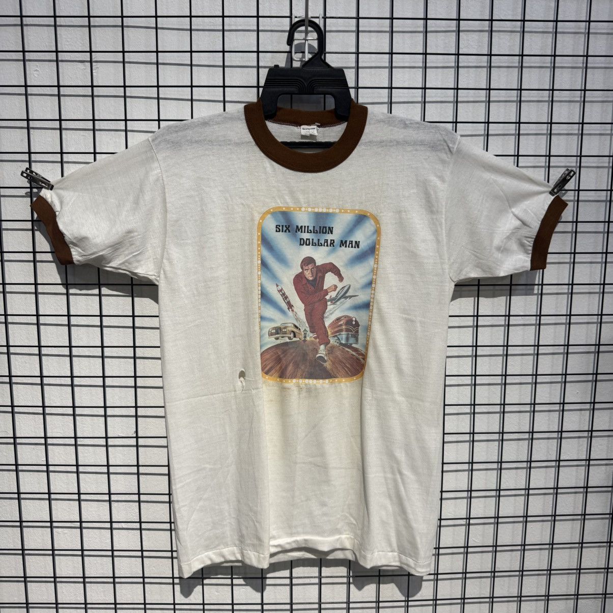 Other Vintage 70’s “ Six Million Dollar man” T-Shirt Size US S / EU 44-46 / 1 - 2 Thumbnail