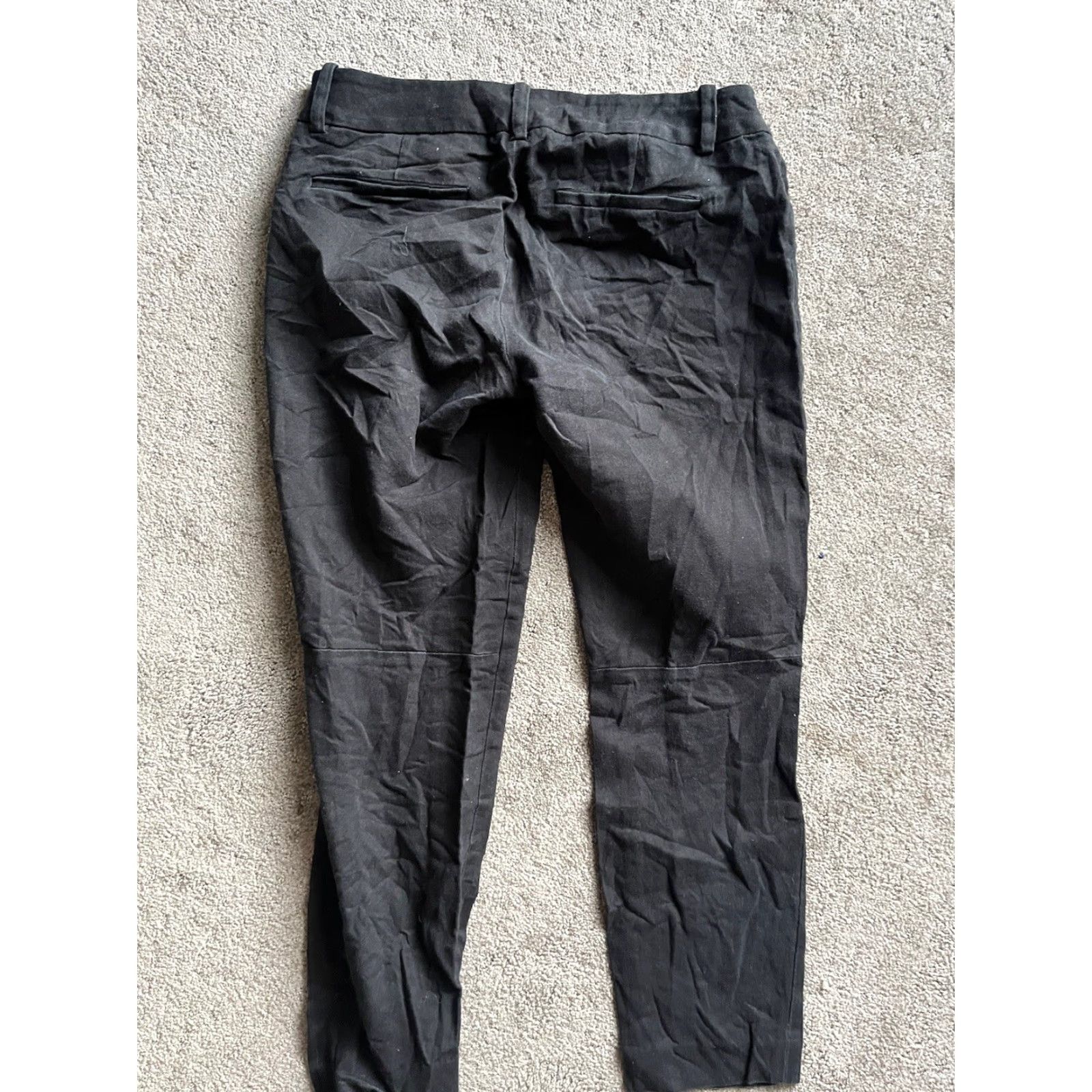 Vintage J CREW Factory Women Winnie Pant Stretch Twill Side Zipper Black Size 4 Pants Regular Womens Modest Cropped 24 in Inseam Zipper Twill Stretch Side Zip Size 27" / US 4 / IT 40 - 3 Thumbnail