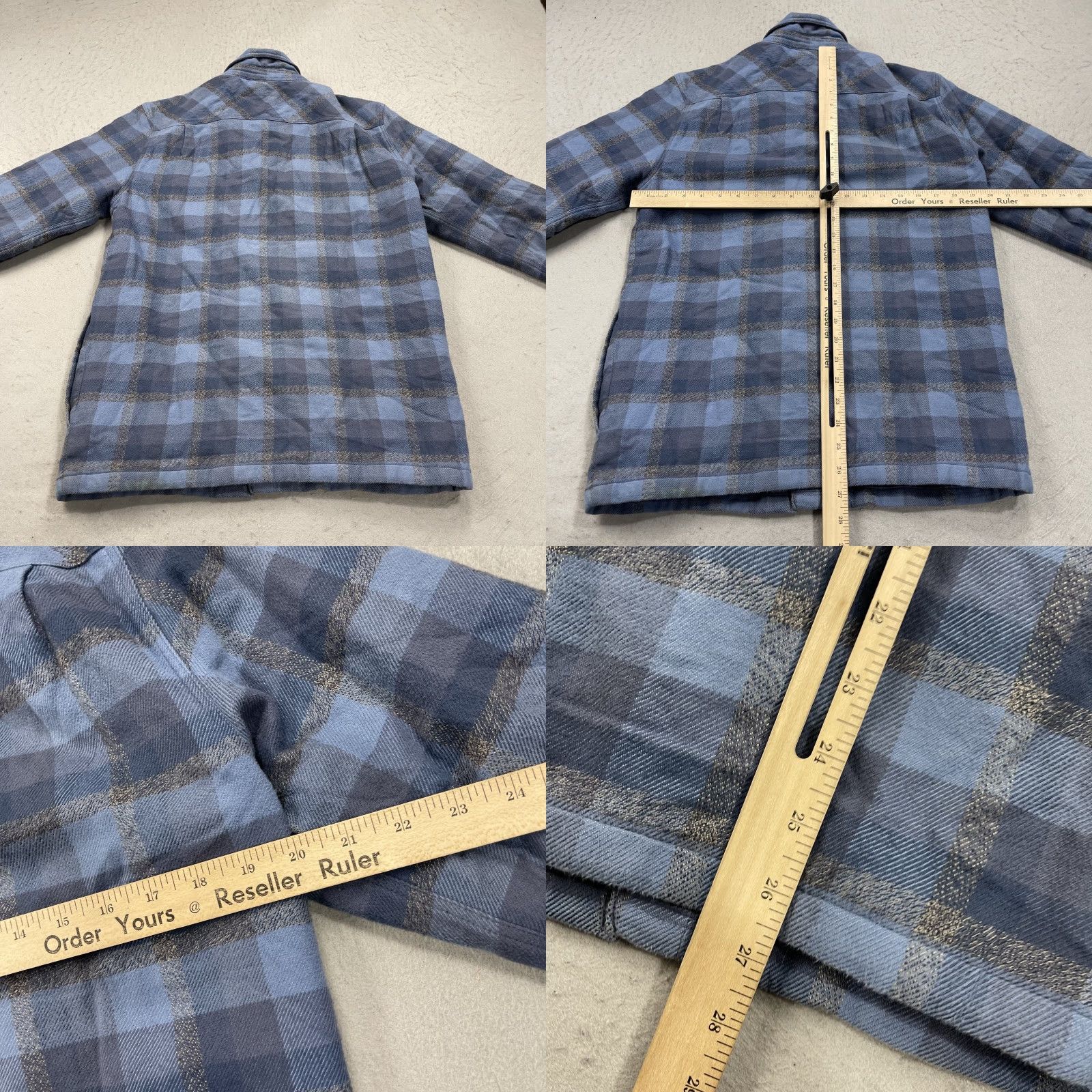 Patagonia Patagonia Jacket Mens Small Blue Plaid Insulated Fjord Flannel Lined Button Hike Size US S / EU 44-46 / 1 - 8 Thumbnail