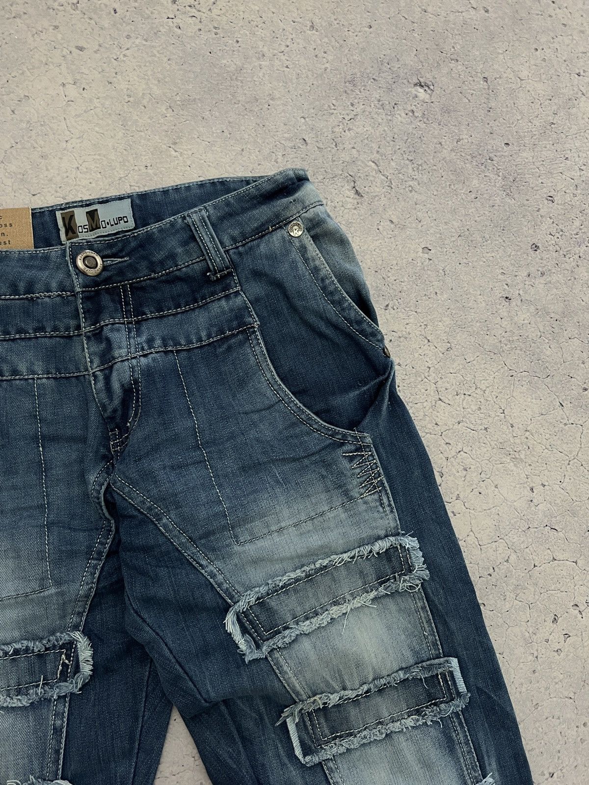 Other DISTRESSED DENIM VINTAGE PANTS FADED DIRTY CRASHED OPIUM Size US 30 / EU 46 - 10 Thumbnail