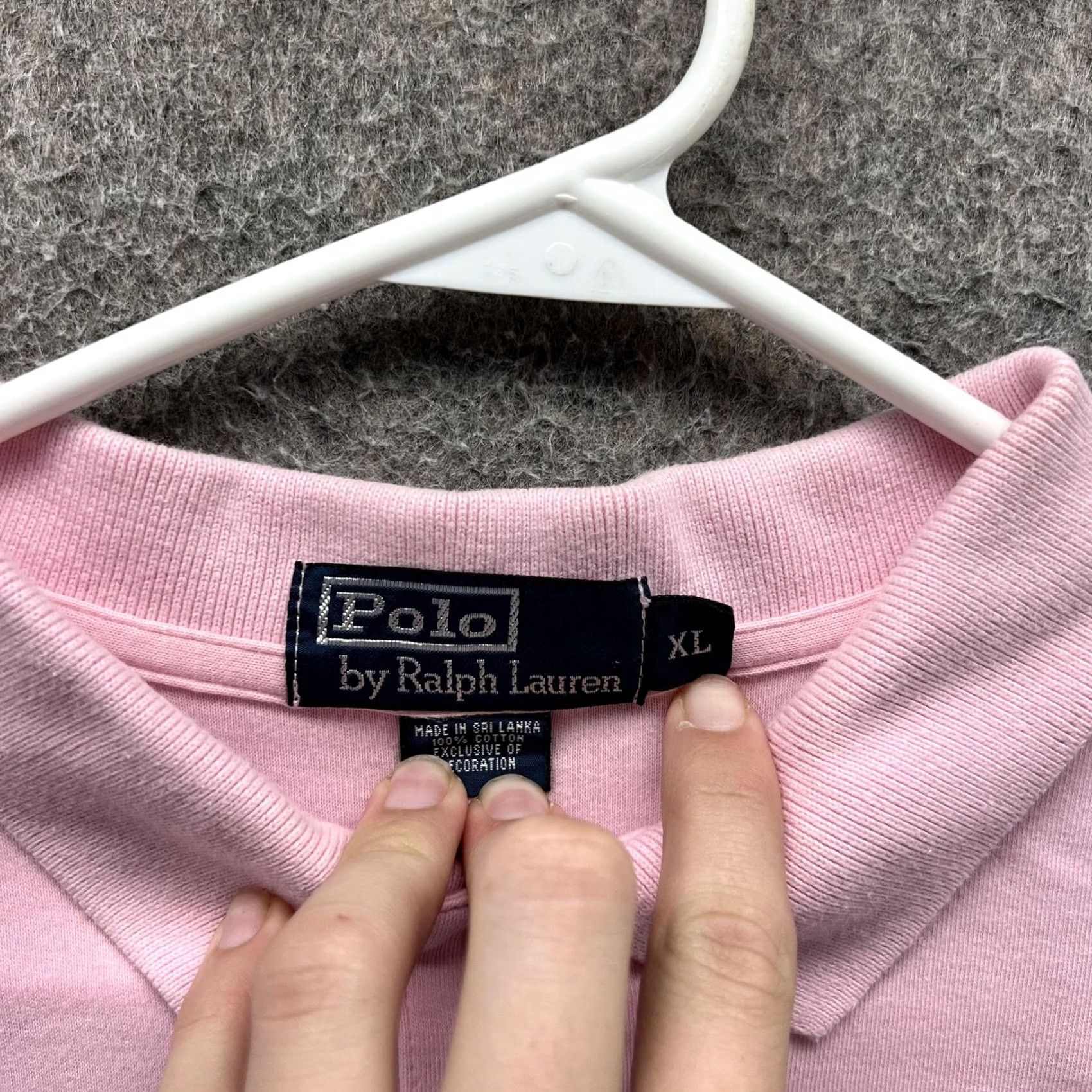 Polo Ralph Lauren Polo Ralph Lauren Polo Shirt Mens XL Pink Solid Pony Logo Short Sleeve Casual Size US XL / EU 56 / 4 - 2 Thumbnail