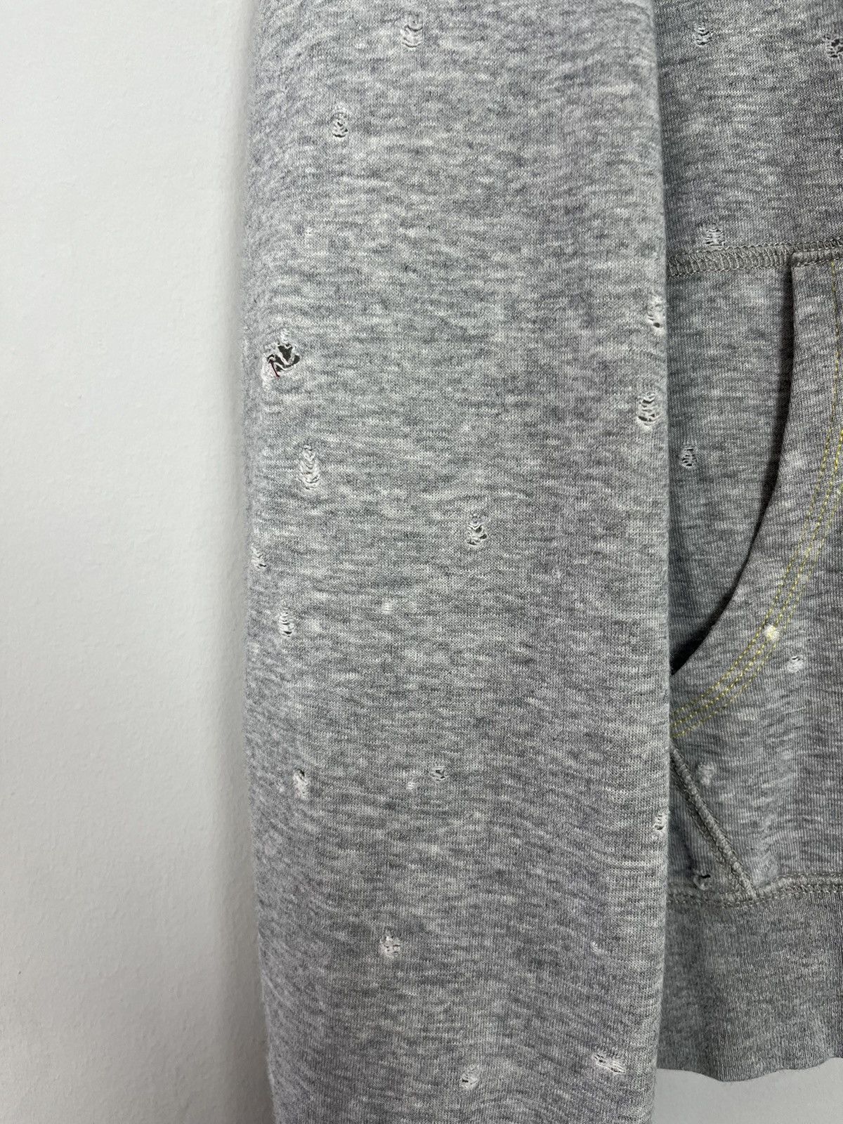 True Religion True Religion Distressed Y2K Holes Full Zip Hoodie Size US XL / EU 56 / 4 - 5 Thumbnail