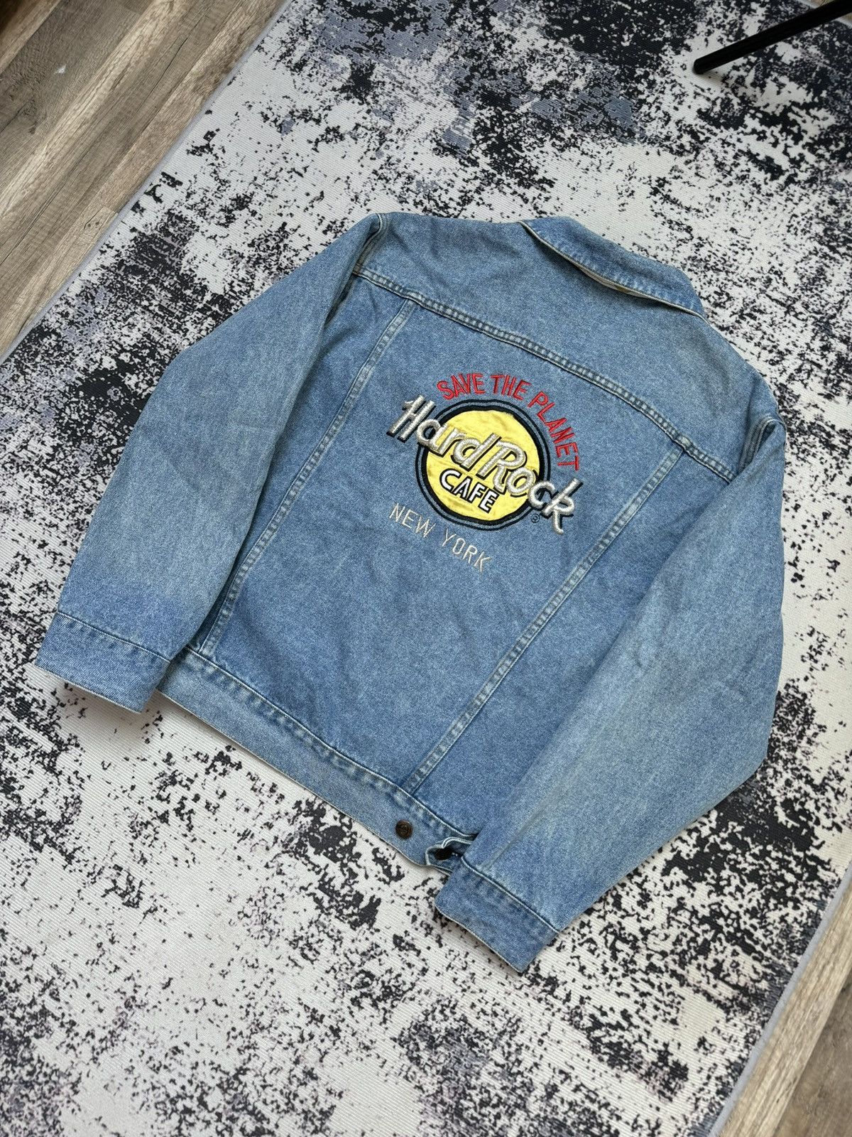 Hard Rock Cafe Vintage Hard Rock Cafe New York denim jacket blue S Size US S / EU 44-46 / 1 - 5 Thumbnail