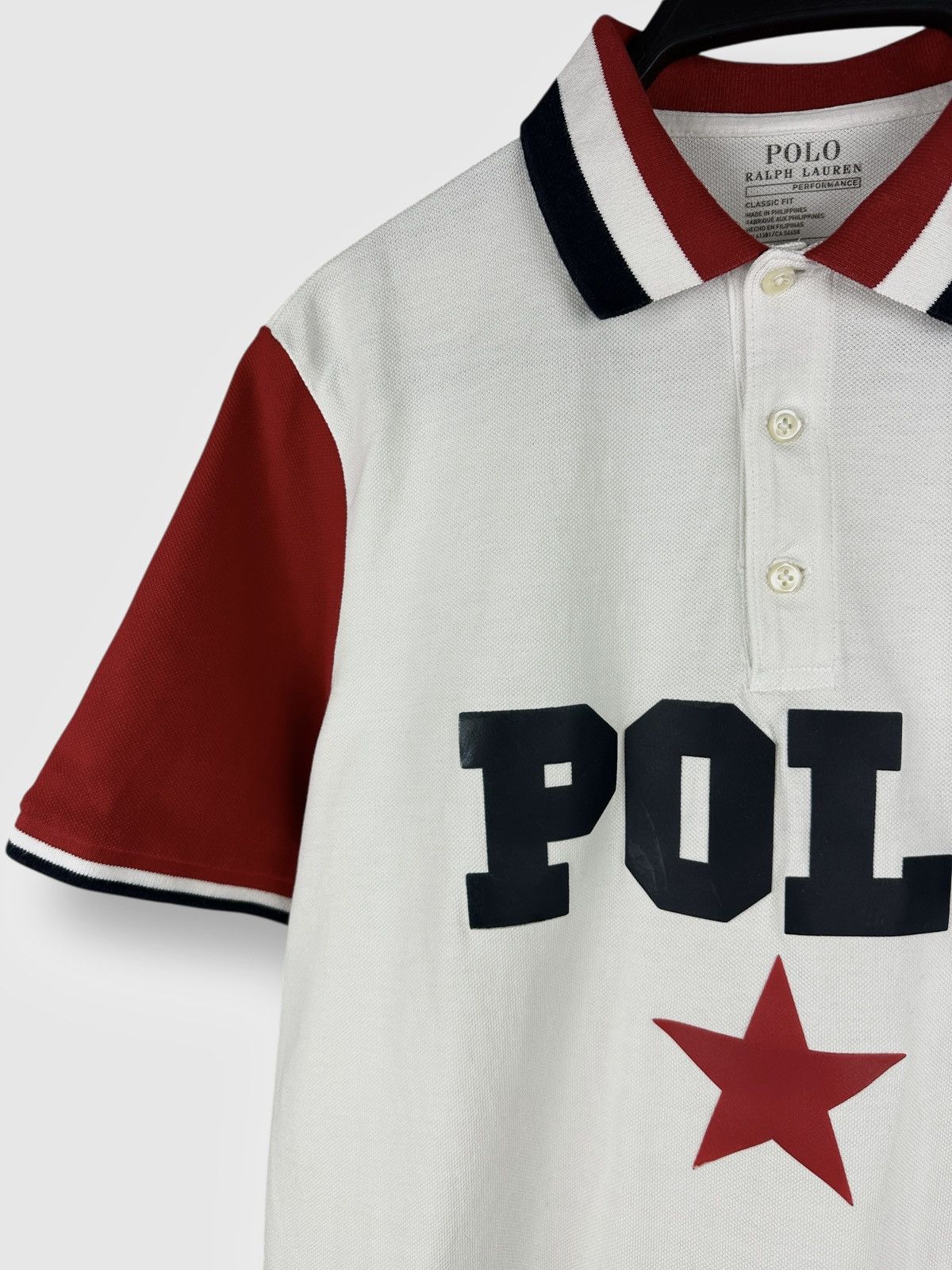 Polo Ralph Lauren Polo Ralph Lauren Tricolor Cotton Pique Polo Classic Fit Tee Size US S / EU 44-46 / 1 - 2 Thumbnail