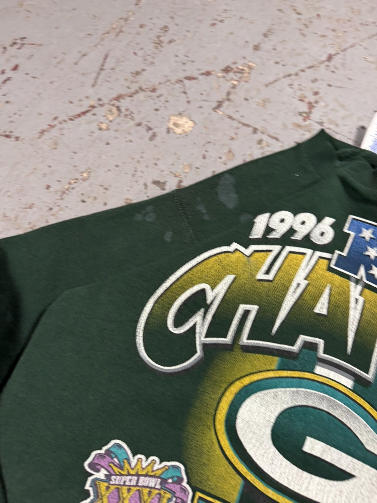 NFL Vintage 1996 Green Bay Packers Pro Player Crewneck Size US M / EU 48-50 / 2 - 5 Thumbnail
