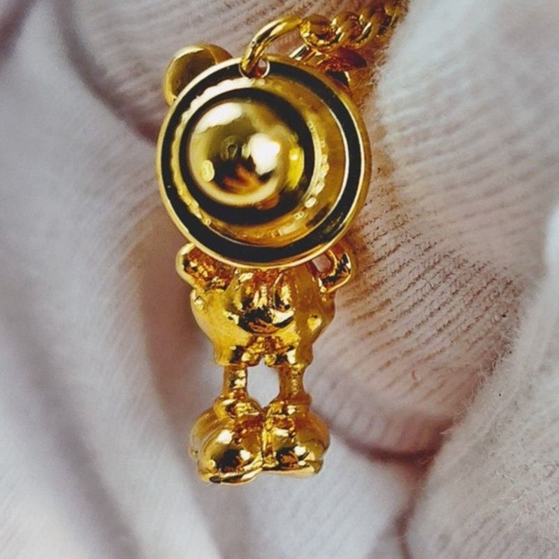 Disney Disney Mickey Mouse Tie Tack Pin Gold-Toned Men's 3D Rare Size ONE SIZE - 8 Thumbnail