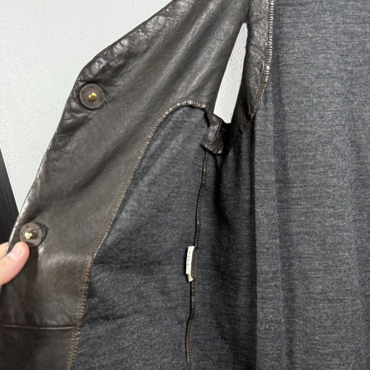 Marni Vintage Marni Leather Avant Garde Winter Edition 2009 Jacket Size S / US 4 / IT 40 - 7 Thumbnail