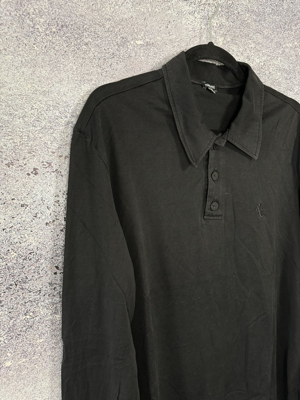 Versace Jeans Couture × Vintage Vintage Versace Jeans Couture Black long sleeve Size US L / EU 52-54 / 3 - 4 Thumbnail