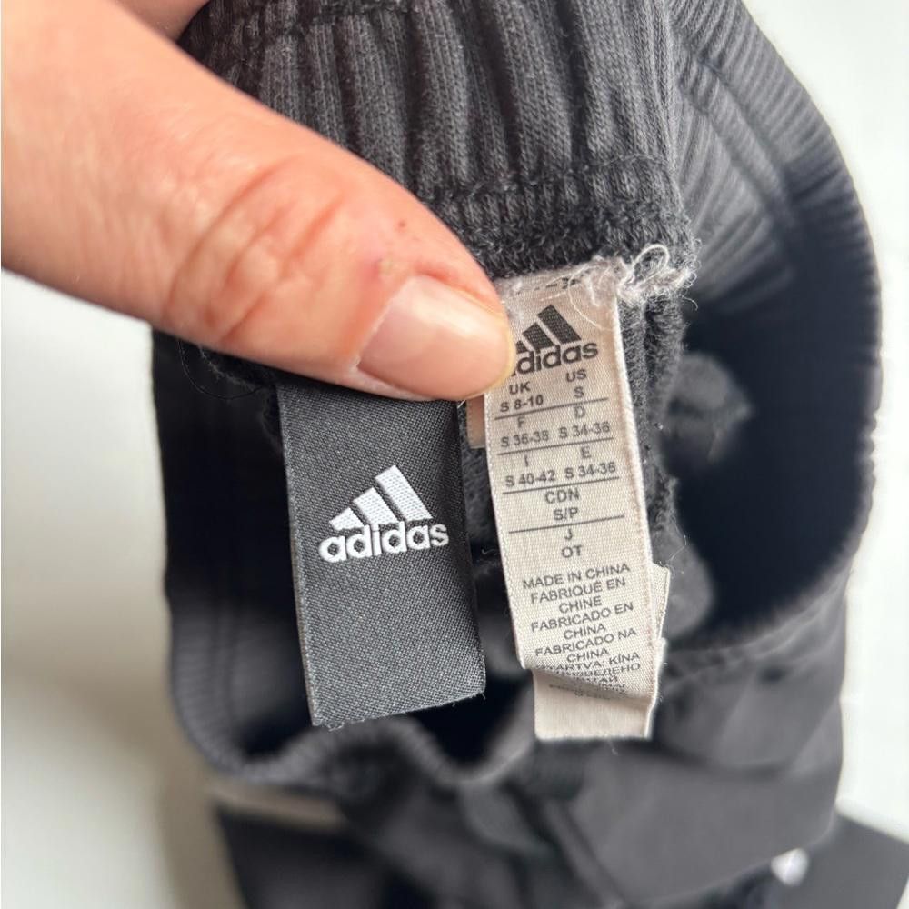 Adidas Adidas Black Jogging Pants with Stripes - Size Small Size 28" / US 6 / IT 42 - 3 Thumbnail