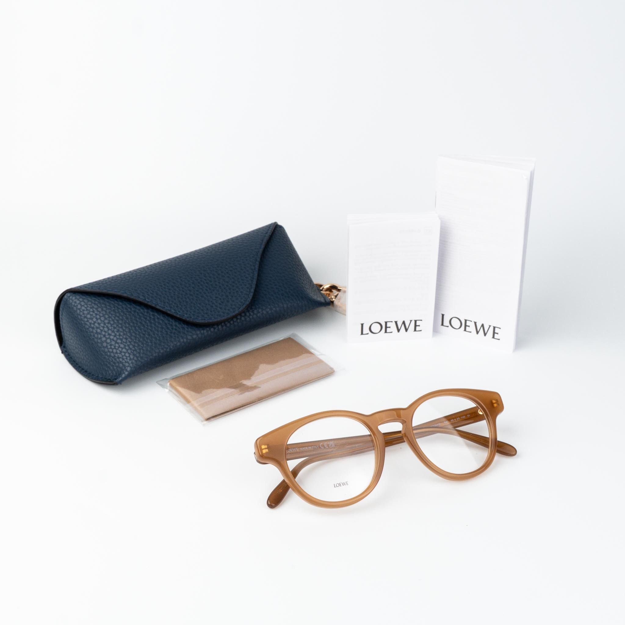 Loewe Loewe Women Eyeglasses Round LW50085I SLIM 047 NEW AUTHENTIC Size ONE SIZE - 9 Thumbnail