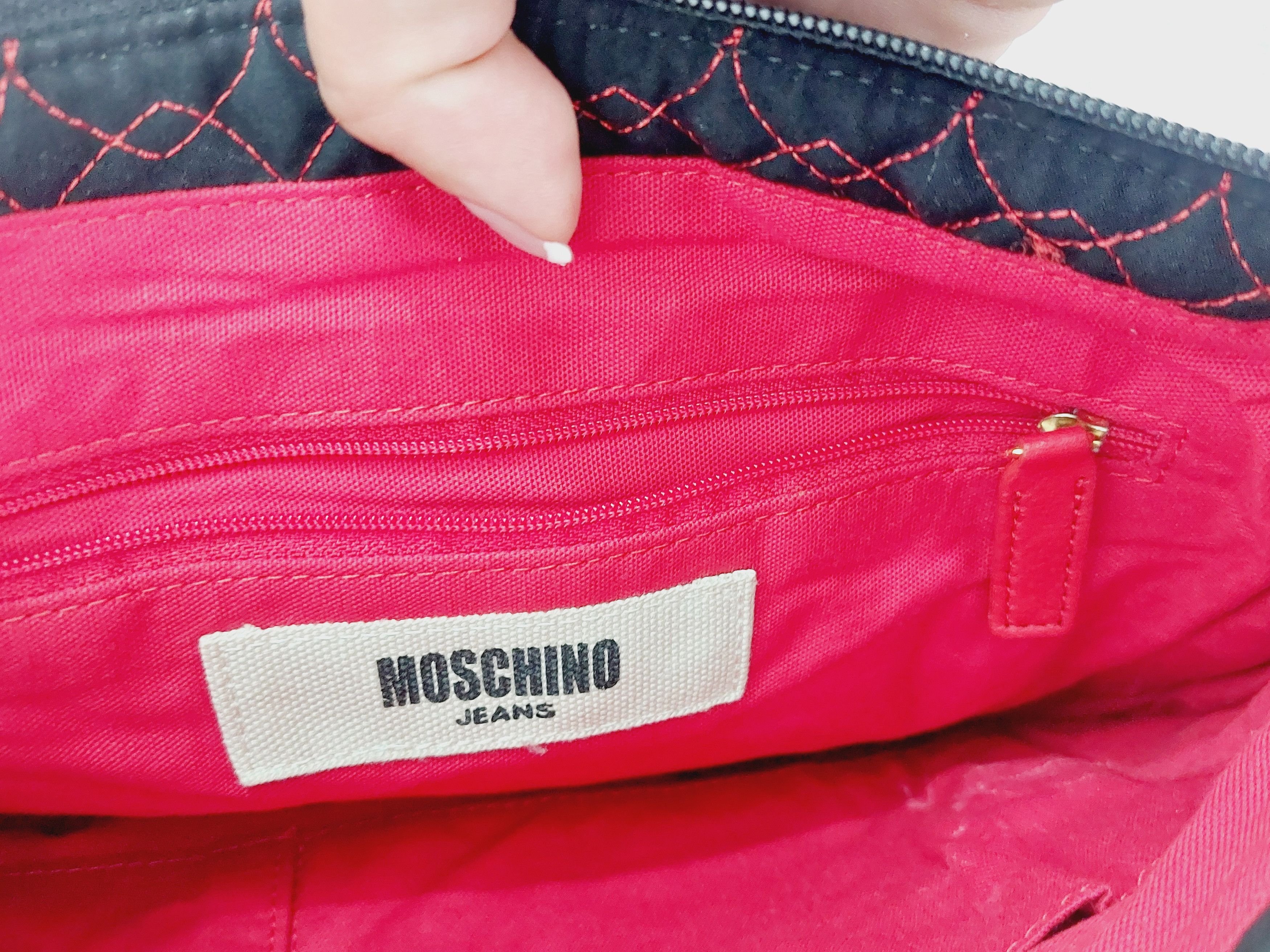 Moschino Moschino Jeans Leather Iconic Teddy Bear Cub Plush ag Clutch Size ONE SIZE - 11 Thumbnail