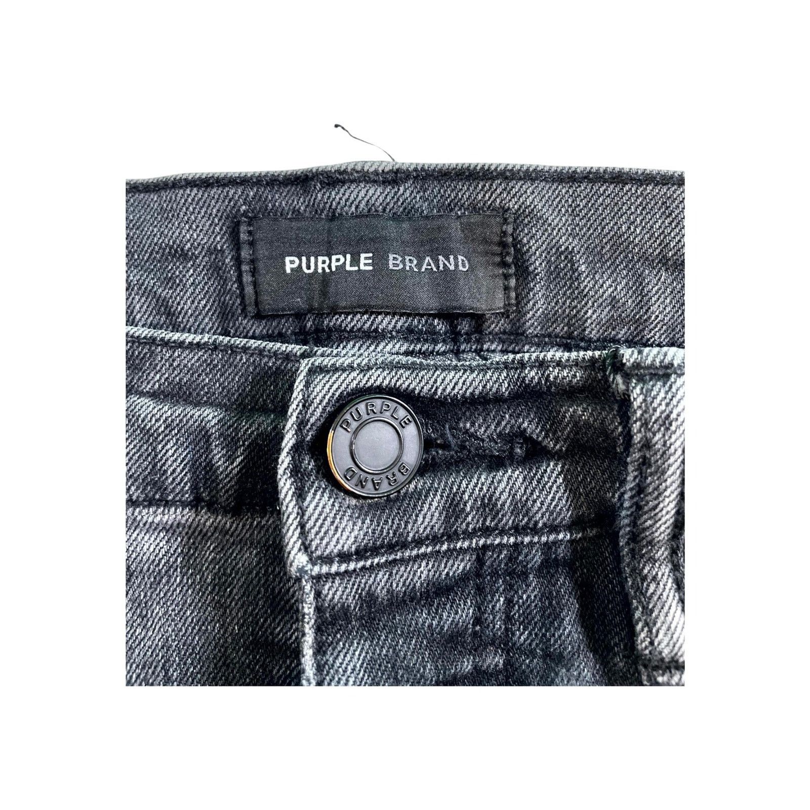 Purple Brand Purple Brand Black Wash Jeans Size US 32 / EU 48 - 5 Thumbnail