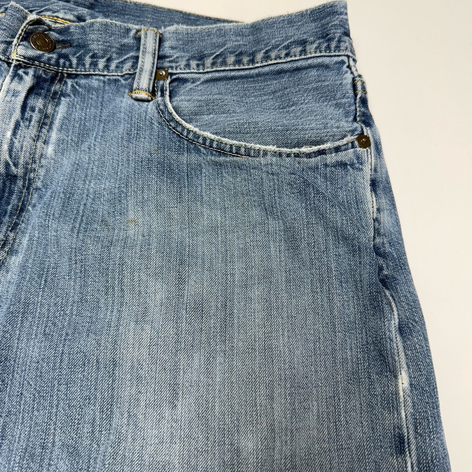 Richer Poorer Polo Ralph Lauren Jeans Mens 36x32 Medium Wash Denim Size US 36 / EU 52 - 6 Thumbnail