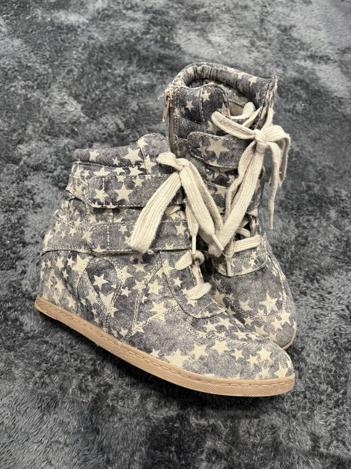 Isabel Marant RARE Vintage Isabel Marant Style Y2K Sneakers Stars Size US 6 / IT 36 - 1 Thumbnail