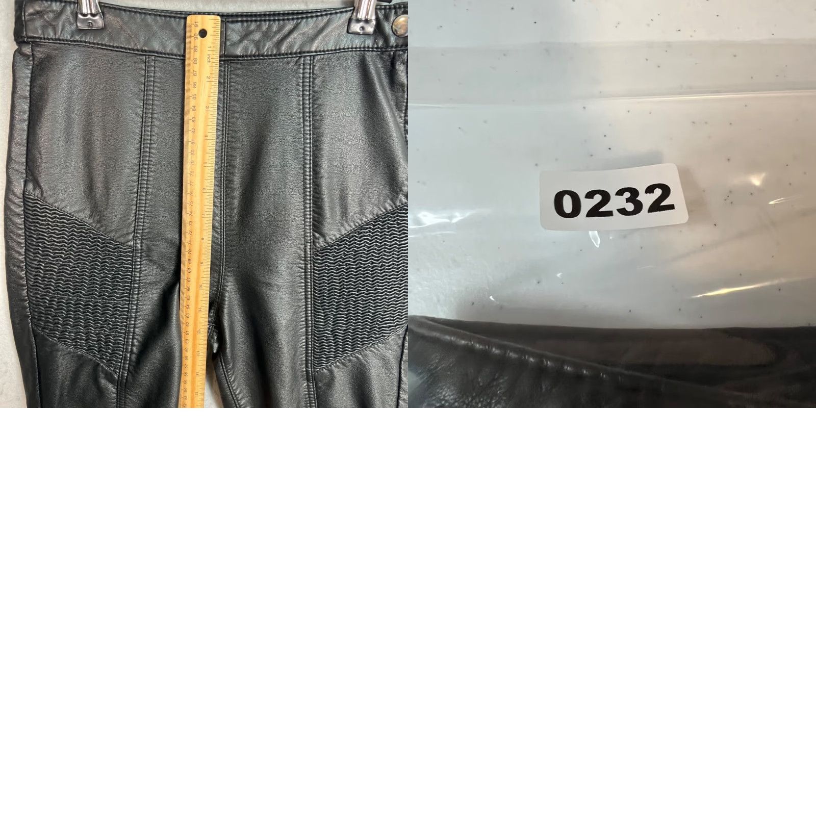 Free People Free People Womens Size 6 Black Faux Leather Moto Pants Stretch Zipper Ankle Size 28" / US 6 / IT 42 - 8 Thumbnail