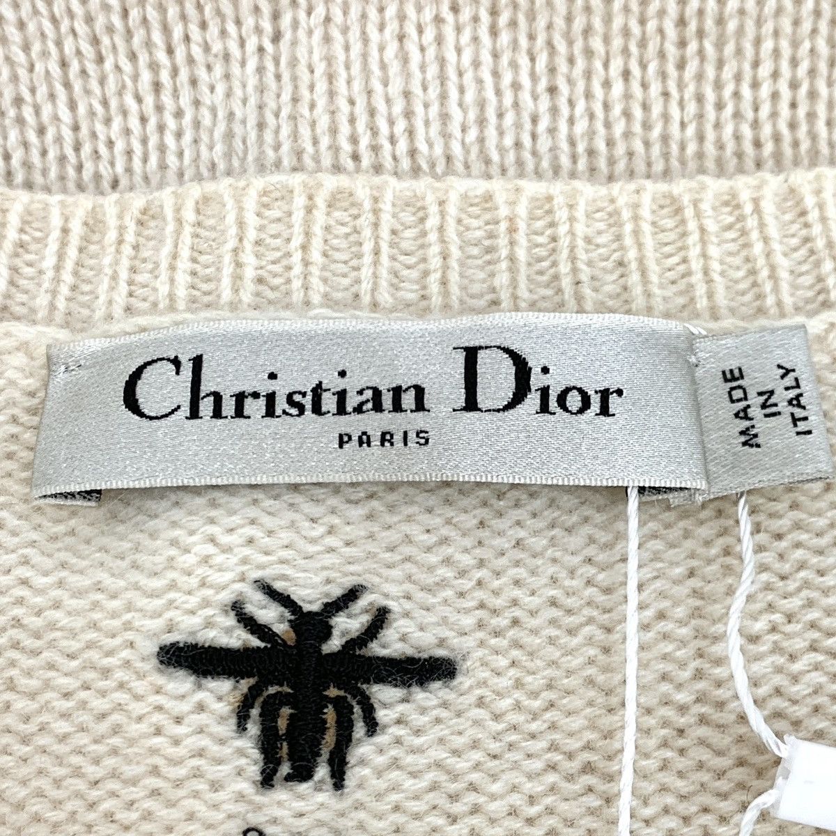 Dior Dior Beige Cashmere Crew Neck Sleeveless Knit Vest K26WX Size XS / US 0-2 / IT 36-38 - 5 Thumbnail