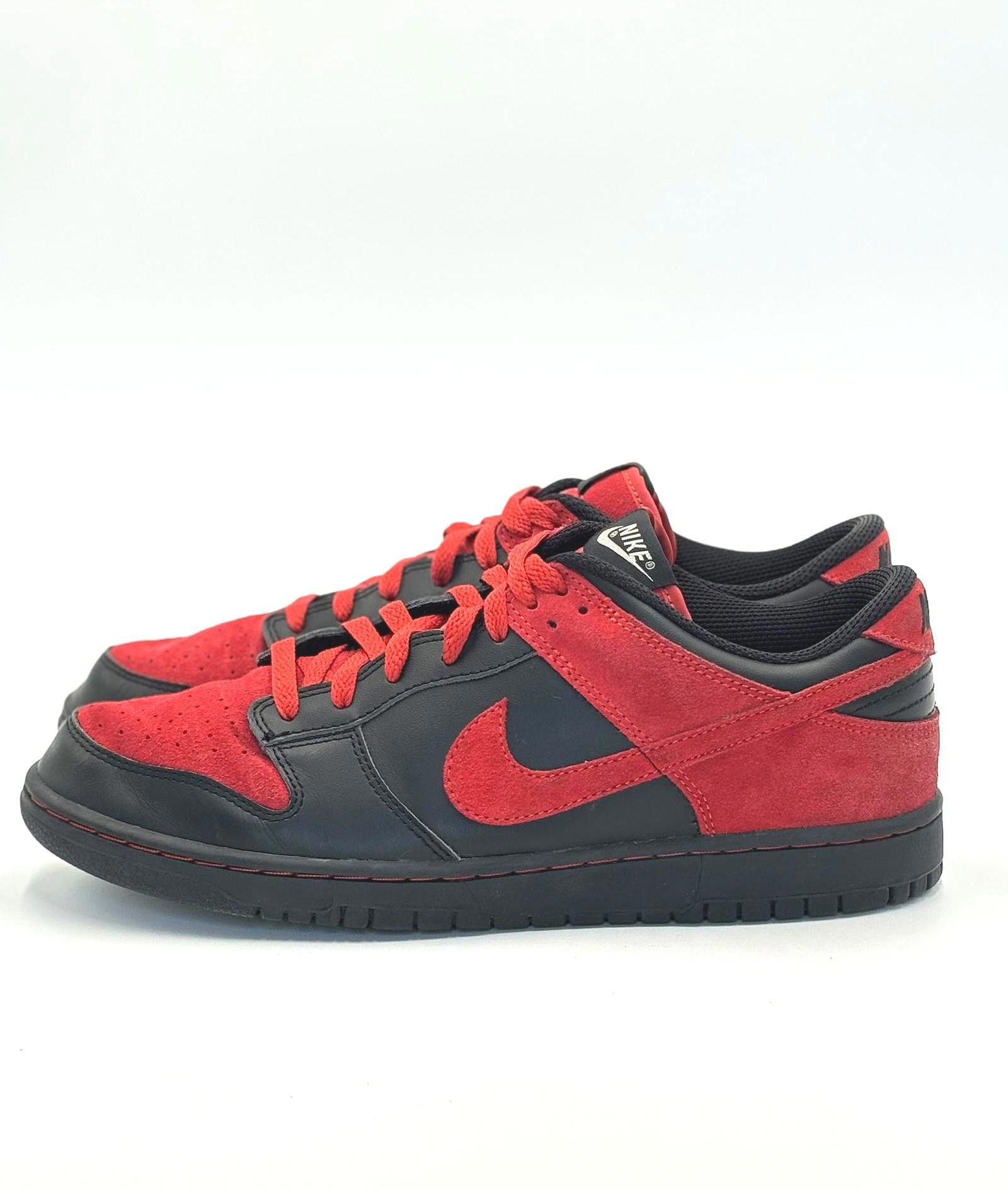 Nike Nike Dunk Low black / red Size US 12 / EU 45 - 1 Thumbnail
