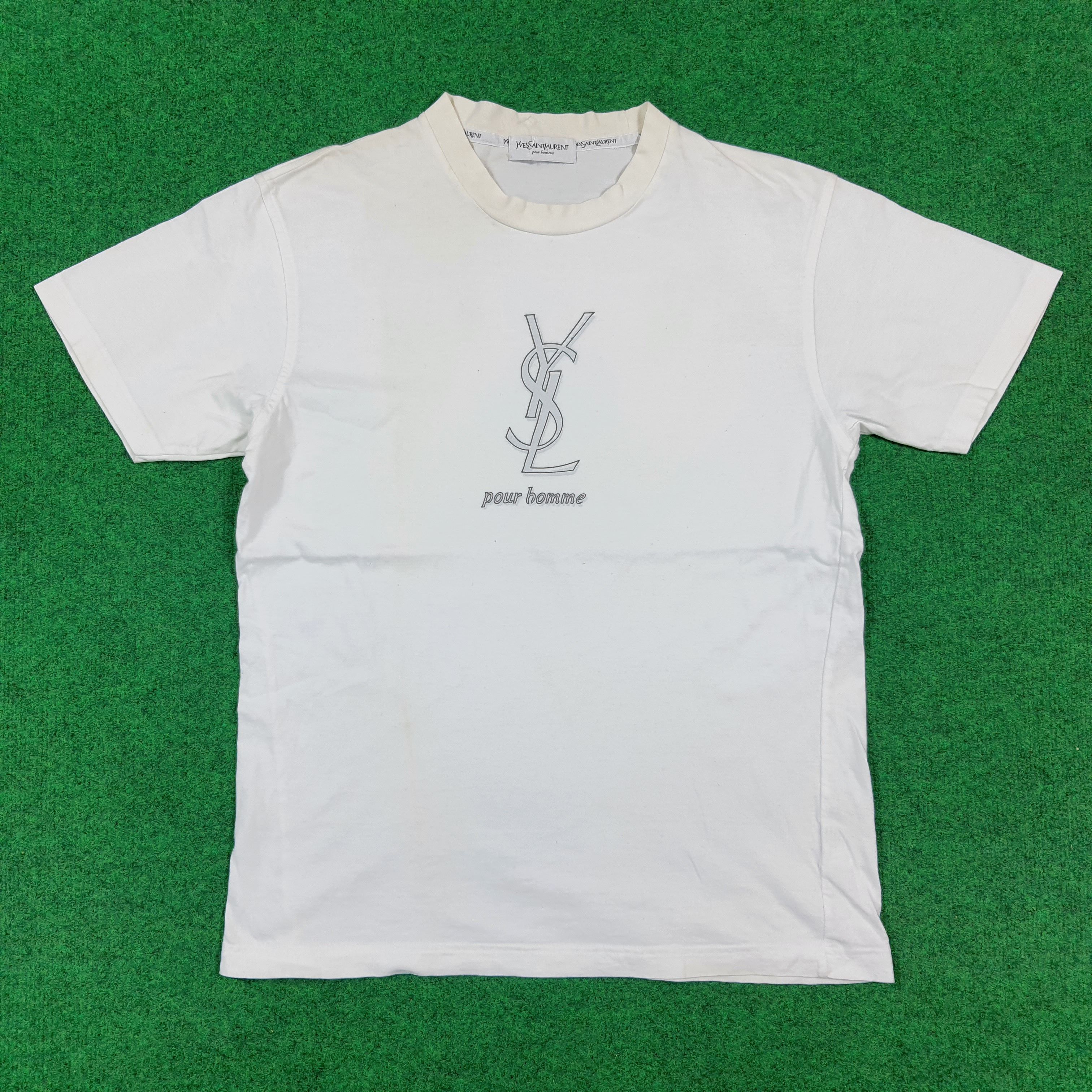 Streetwear × Yves Saint Laurent YSL tshirt France designer chest