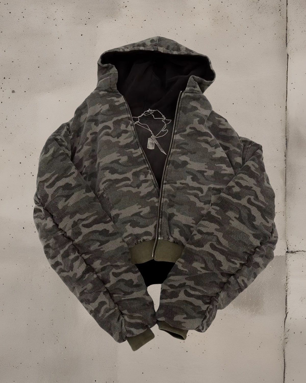 Vintage Camo oversized bomber Size M / US 6-8 / IT 42-44 - 1 Thumbnail