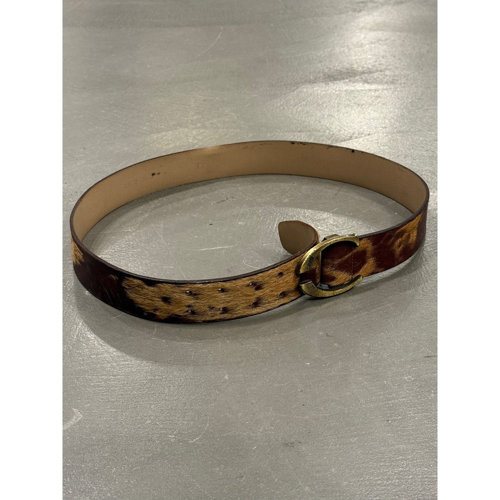 Roberto Cavalli 2000s Cavalli pony hair belt Size ONE SIZE - 5 Thumbnail