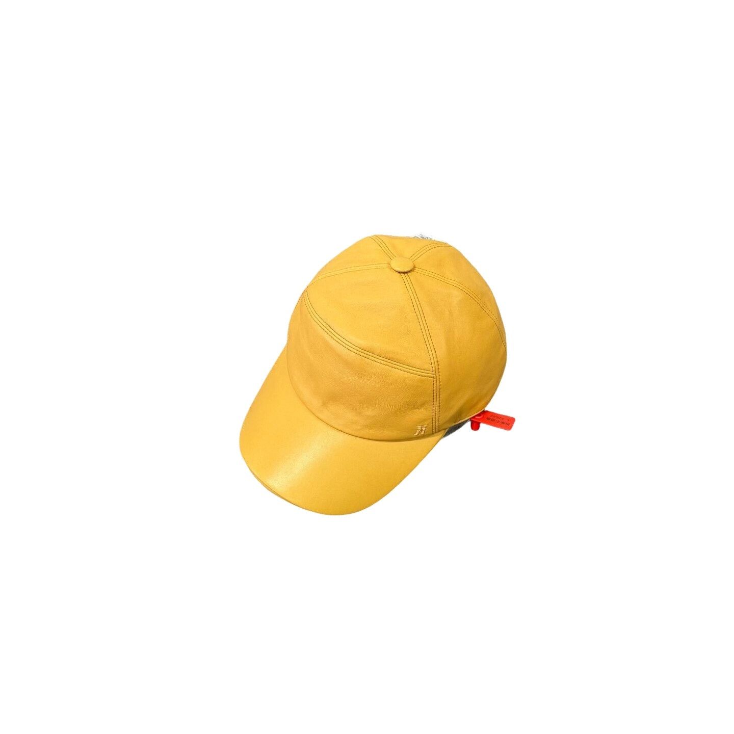 Hermes Hermes Lambskin Leather Baseball Cap 58 Size ONE SIZE - 1 Thumbnail