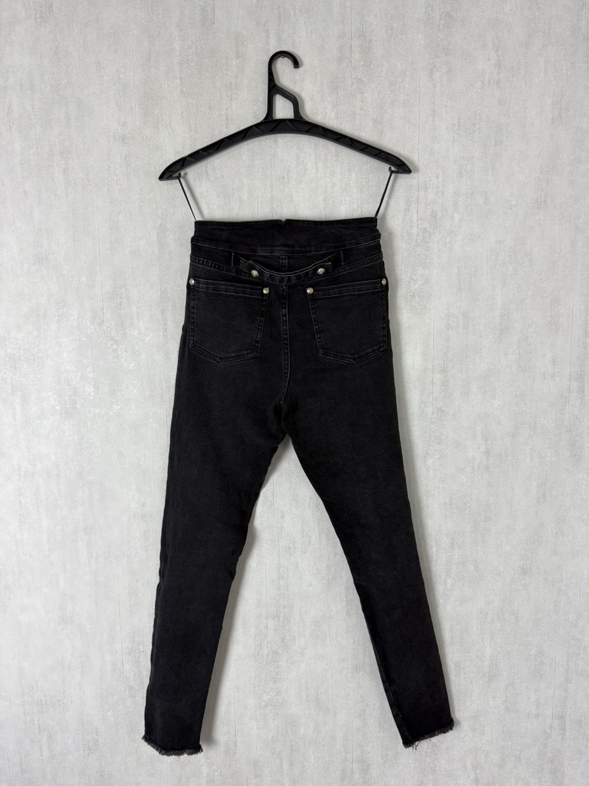 Balmain Balmain Paris Women’s Gold Buttons Denim Jeans Pants Size 36 Size 26" / US 2 / IT 38 - 10 Thumbnail