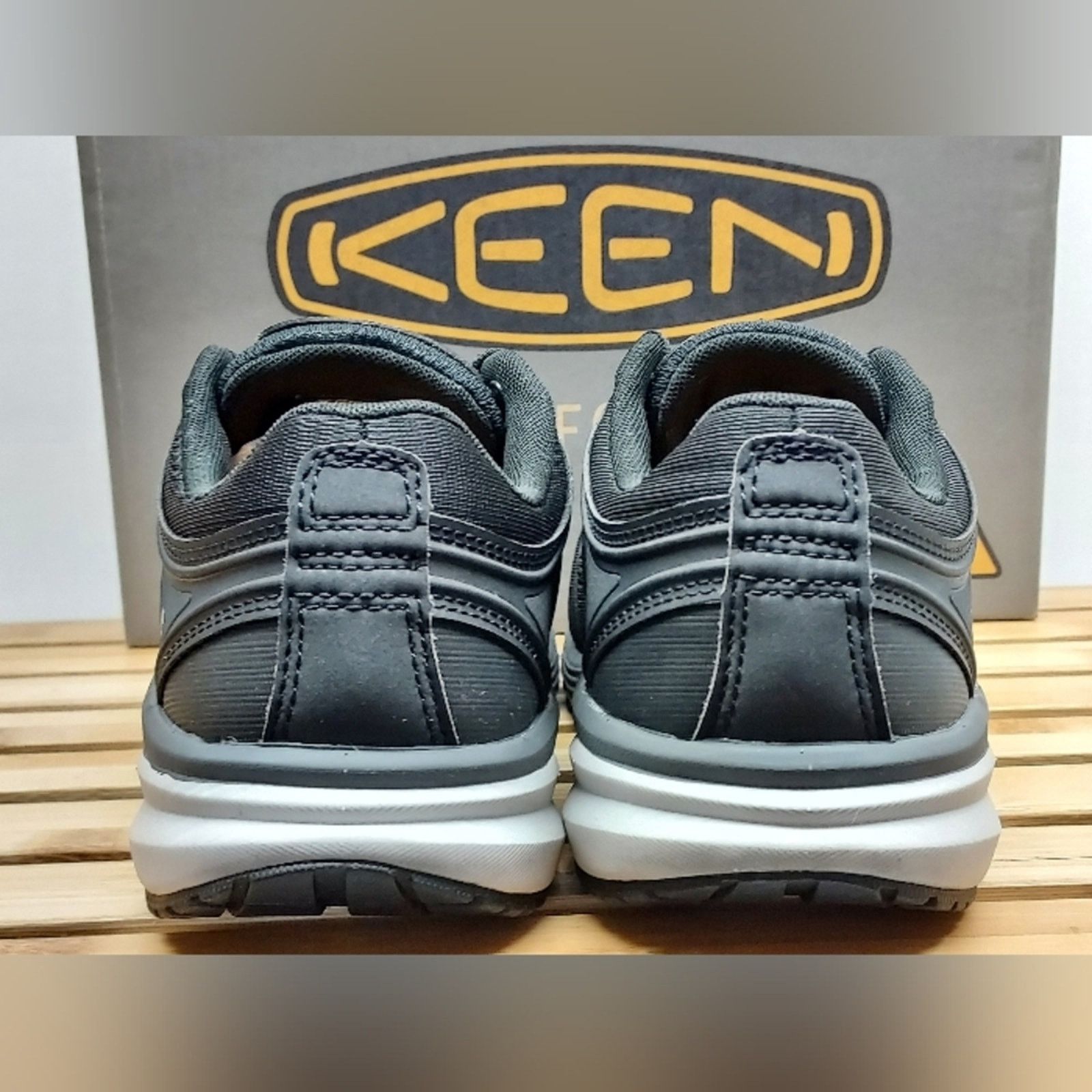 KEEN KEEN Mens Vapor/Black Vista Energy Work Shoes SZ 8.5EE Wide Size US 8.5 / EU 41-42 - 7 Thumbnail