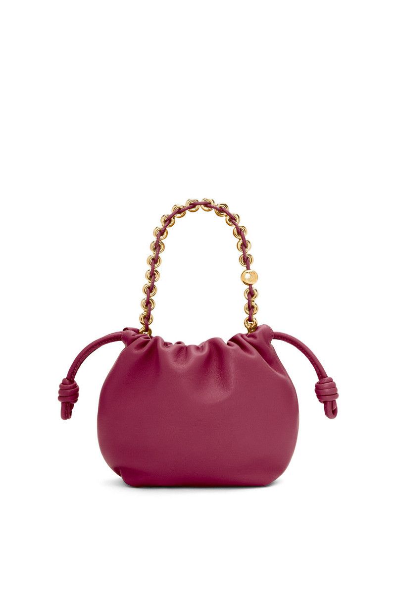 Loewe o1in1g0426 Size: OS / Mini Flamenco Purse Bag in Crimson Size ONE SIZE - 8 Thumbnail