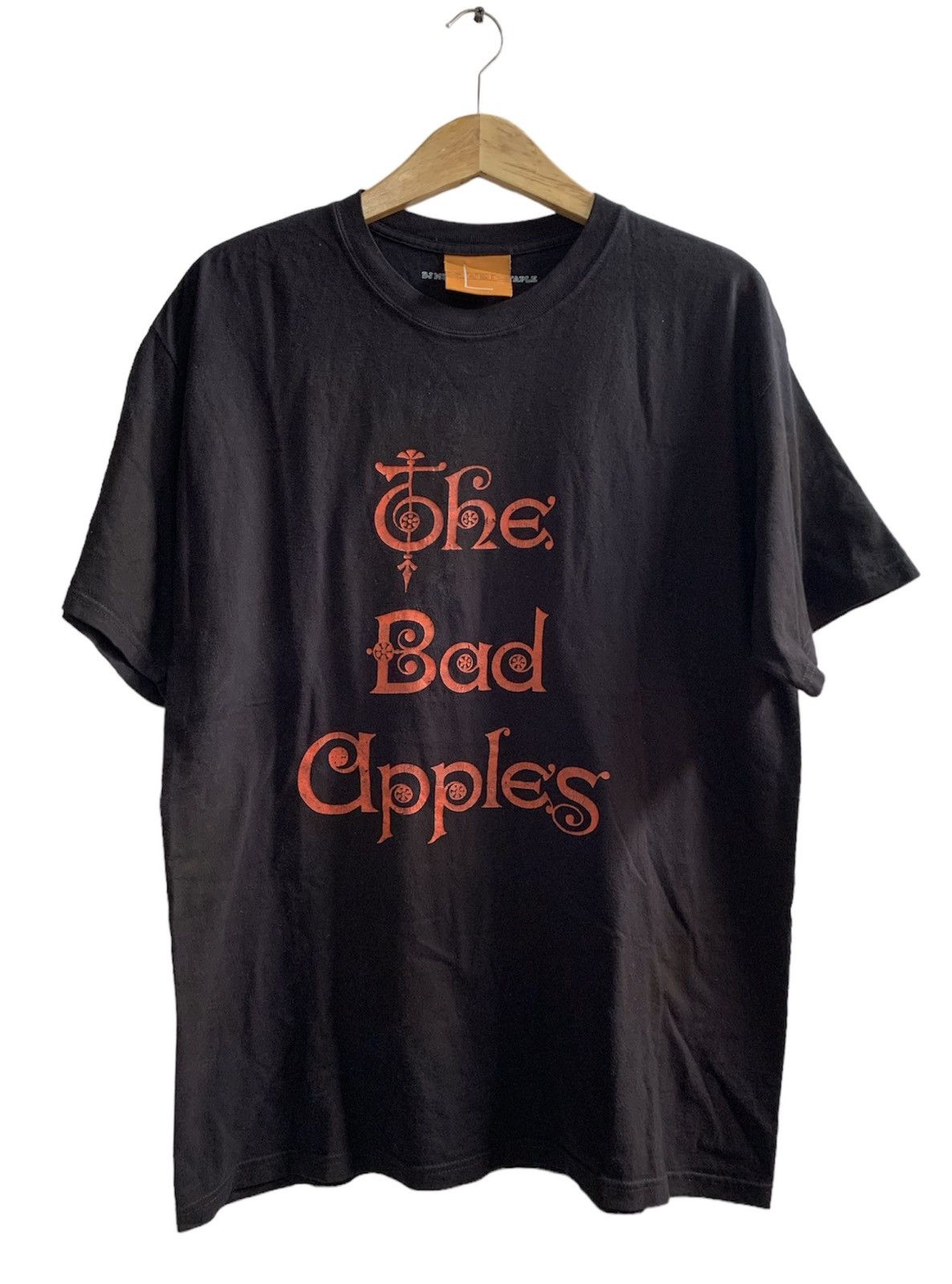 image of Band Tees x Staple Dj Muro X Staple The Bad Apples, Incredible Staple Tee in Black (Size Large)