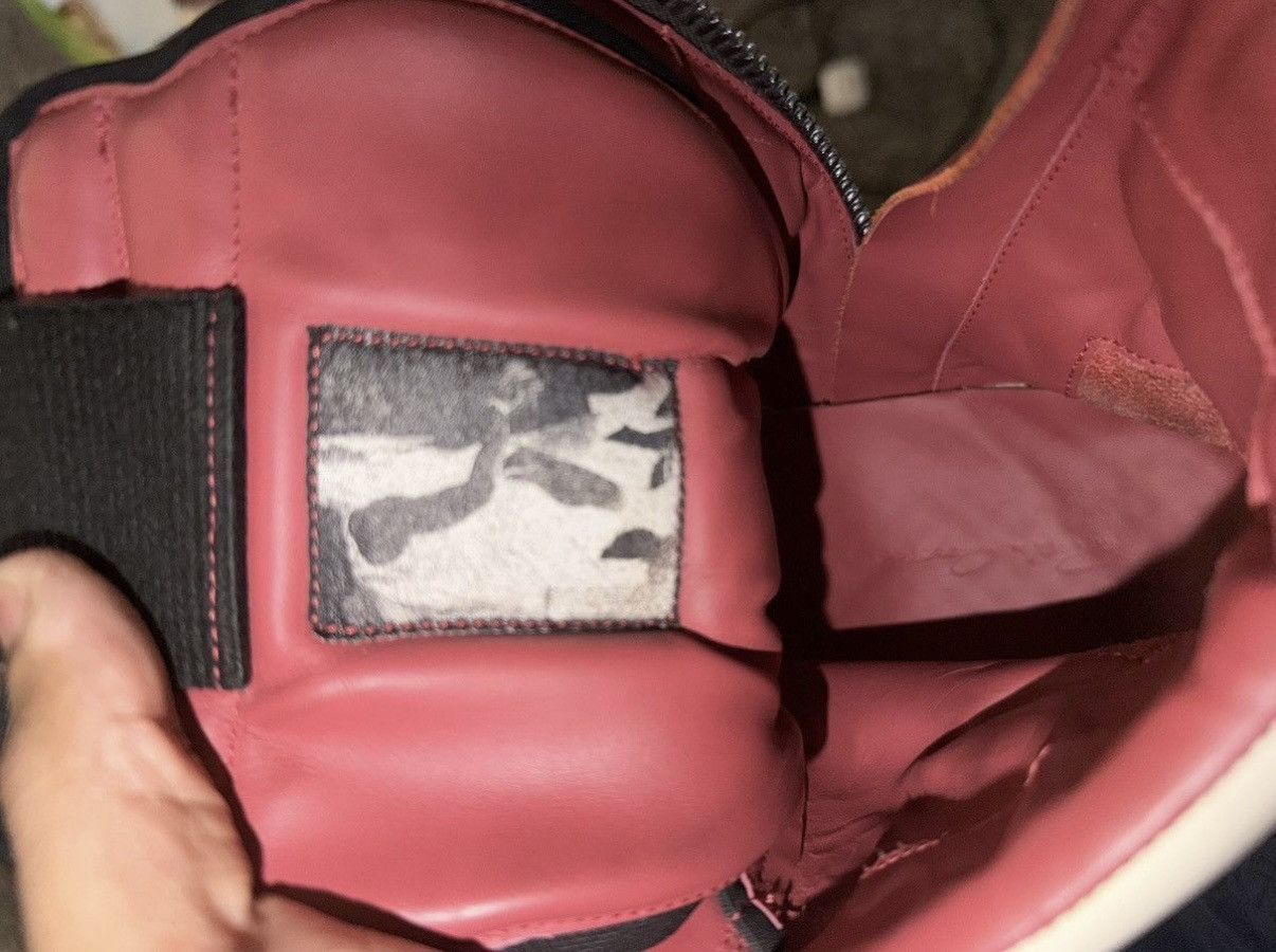 Rick Owens Rare red geobasket Size US 7 / EU 40 - 3 Thumbnail