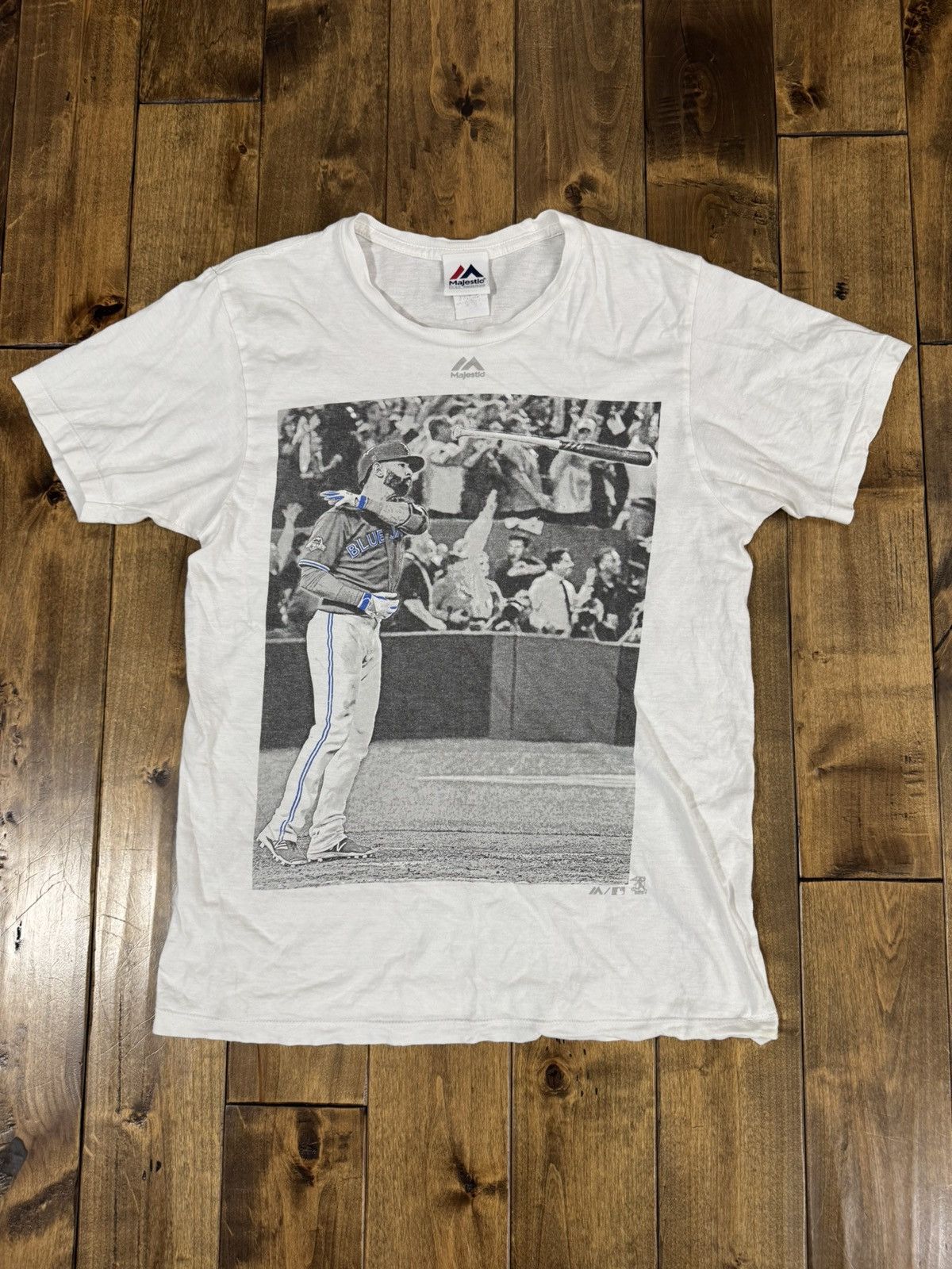 MLB × Majestic × Vintage Early 2000’s Toronto Blue Jays Jose Bautista Tee Size US M / EU 48-50 / 2 - 1 Thumbnail