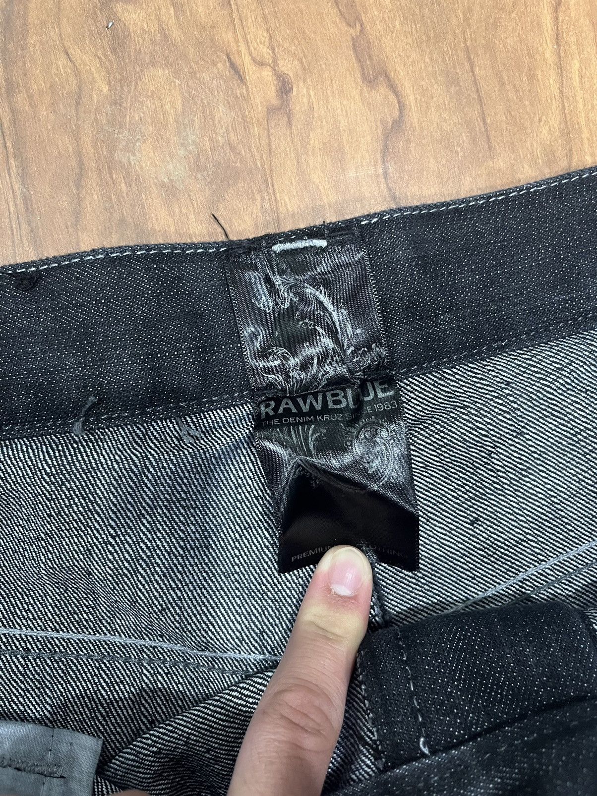 JNCO Vintage Y2K Raw Blue Baggy Jeans Shorts Size 44 Southpole Size US 44 / EU 60 - 4 Thumbnail