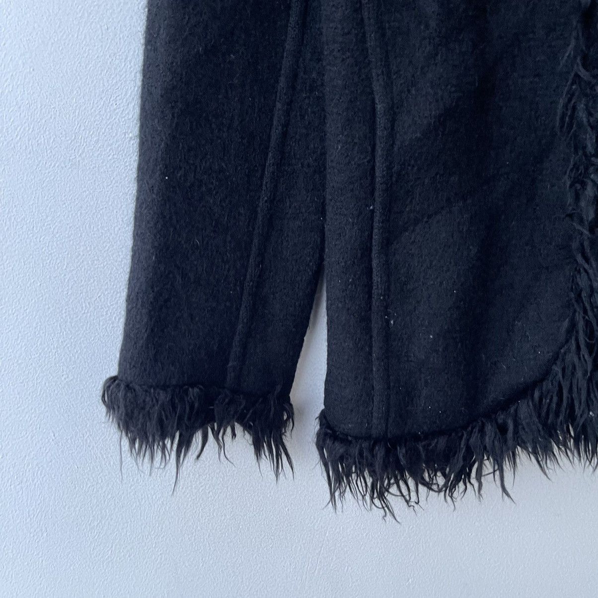 agnes b. Archival agnès b. Paris Shaggy Faux Fur Wool Blouson Jacket Size US M / EU 48-50 / 2 - 5 Thumbnail