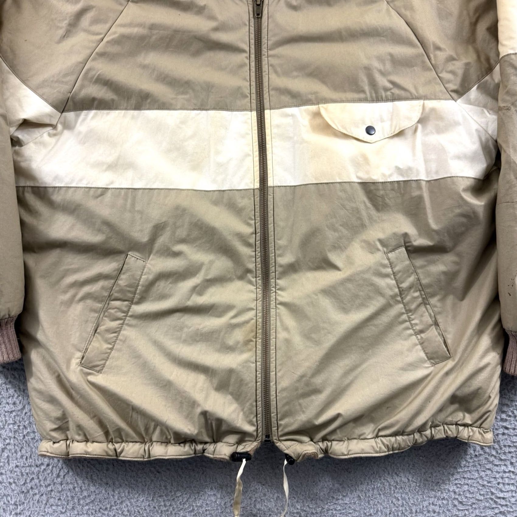 Brooks Brothers VINTAGE Brooks Brothers Jacket Mens XL Beige Alpaca Wool Lined 80s Zip Outdoor Size US XL / EU 56 / 4 - 2 Thumbnail