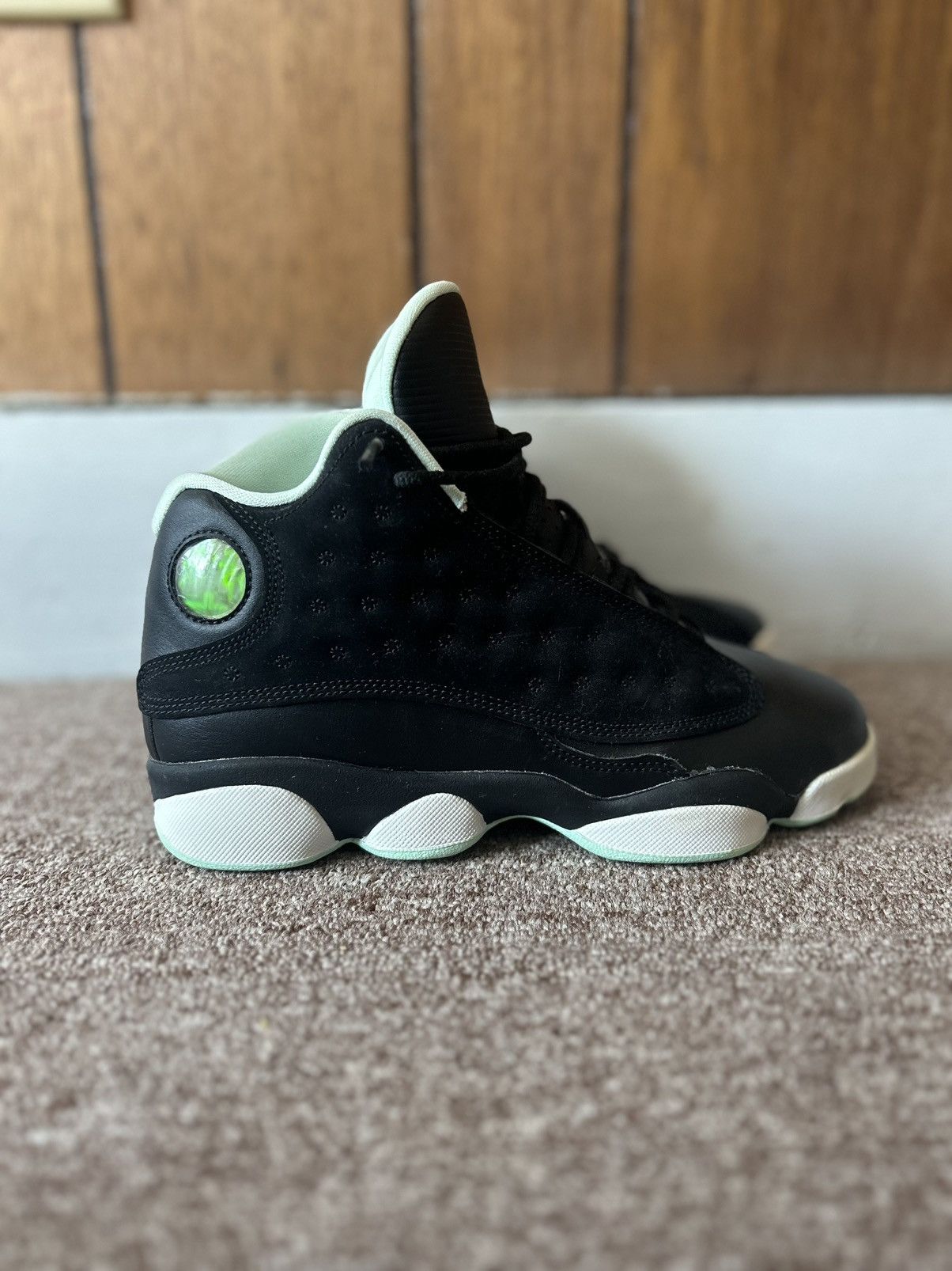 Jordan Brand Jordan 13 Retro Black Mint Foam (GS) Youth Size US 5.5 / IT 35.5 - 3 Thumbnail