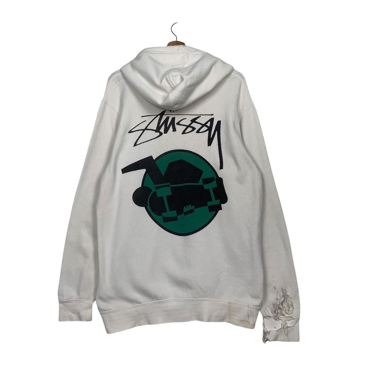 Stussy Vintage Stussy Skateboard Pullover Hoodie Size US S / EU 44-46 / 1 - 1 Thumbnail