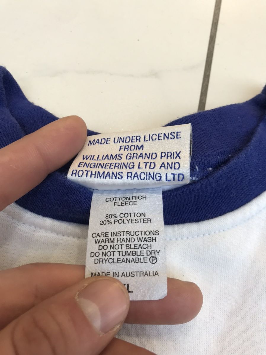Porsche Design RARE Vintage 80s Rothmans Racing Sweatshirt Size US XL / EU 56 / 4 - 8 Thumbnail