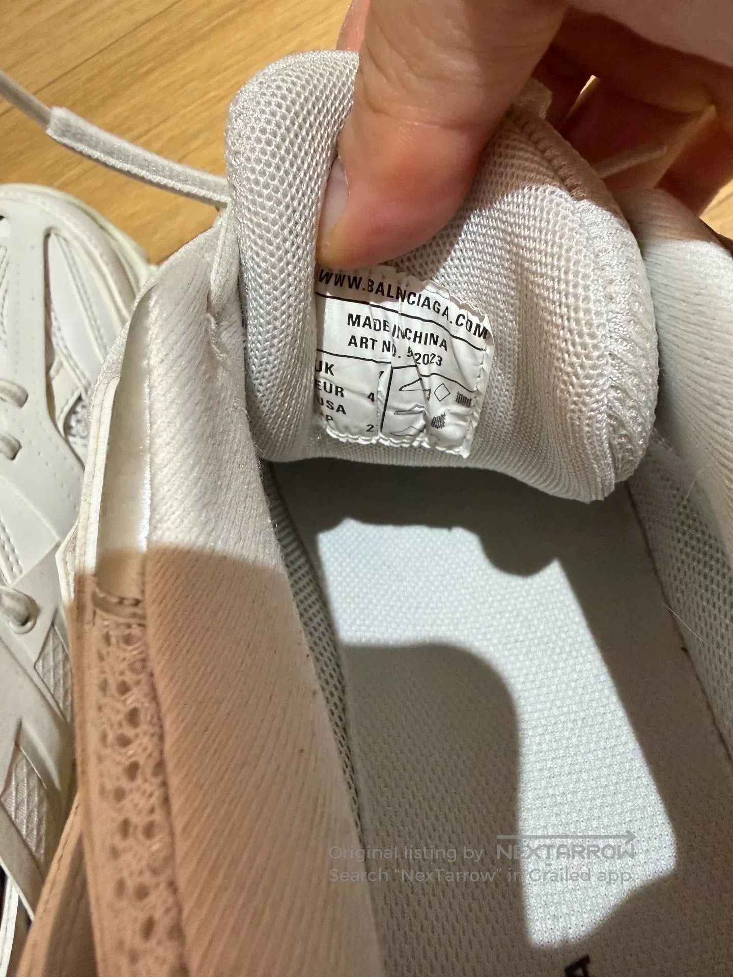 Balenciaga balenciaga track sneakers in pure white. Size US 10 / EU 43 - 5 Thumbnail