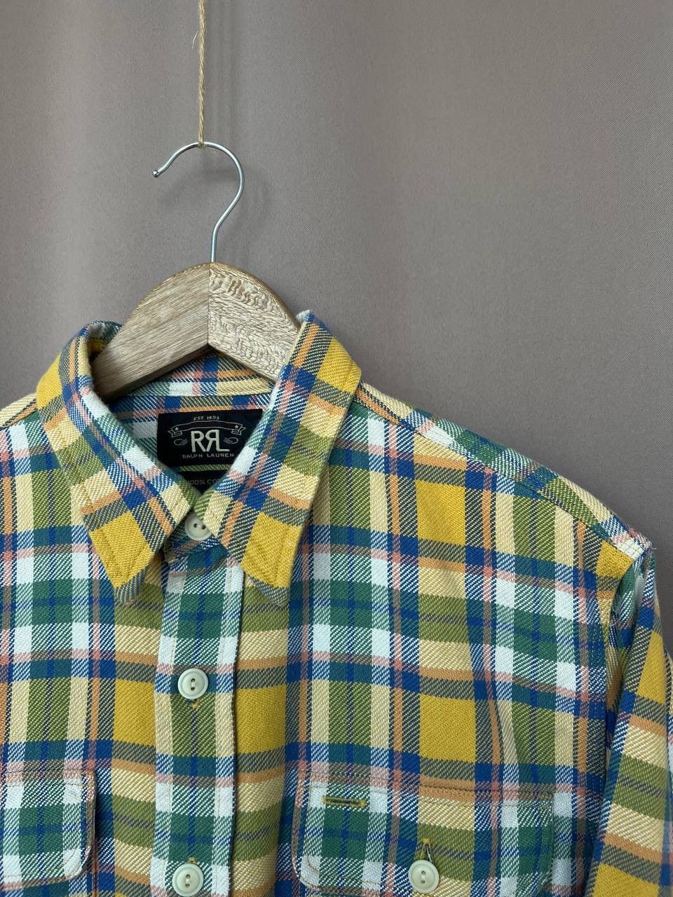 RRL Ralph Lauren RRL Double Ralph Flannel Button Shirt Mens Size M Size US M / EU 48-50 / 2 - 6 Thumbnail