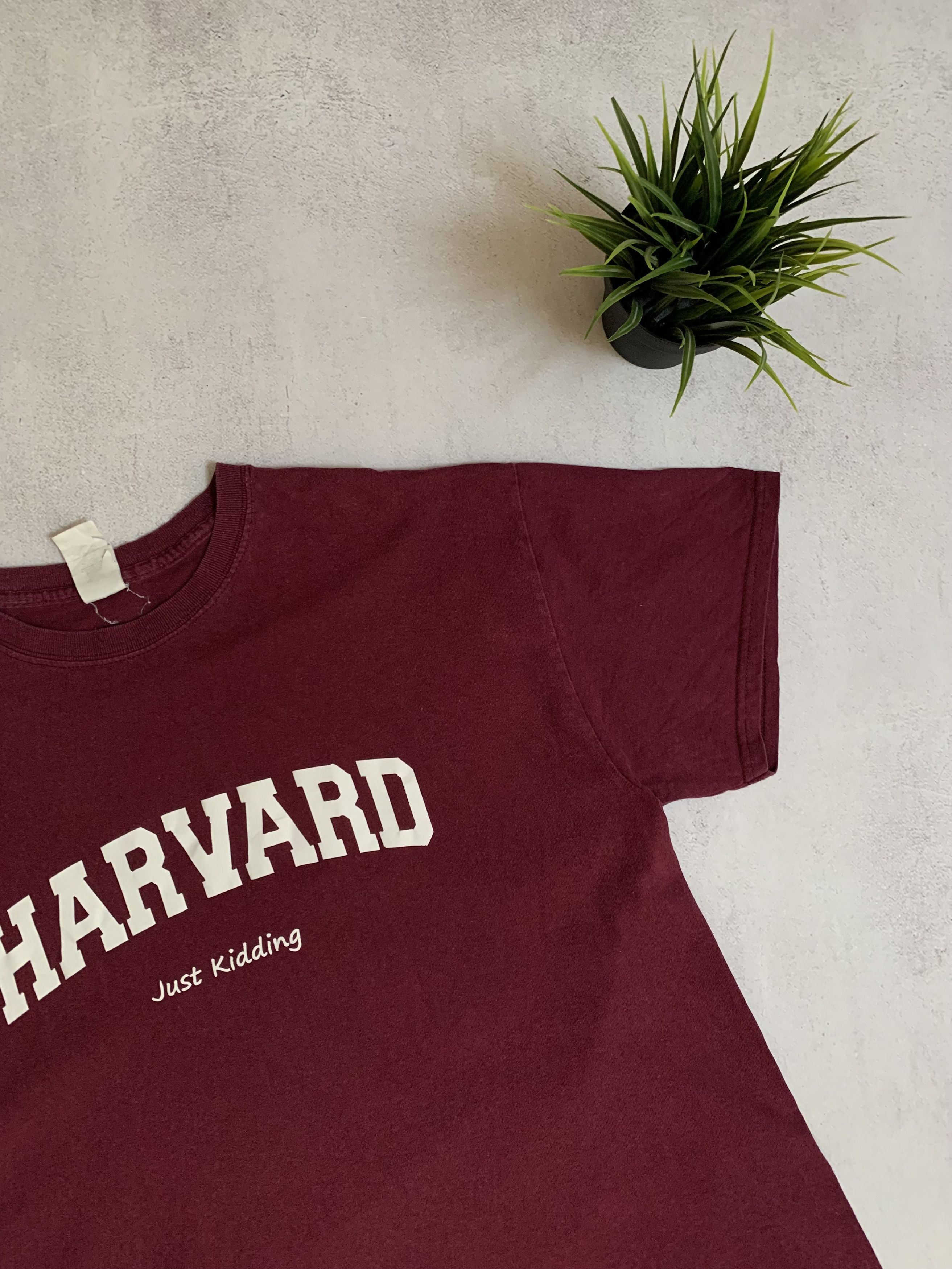 Vintage Vintage Harvard T Shirt Tee Baggy Big Logo Y2K 90s Size US L / EU 52-54 / 3 - 2 Thumbnail
