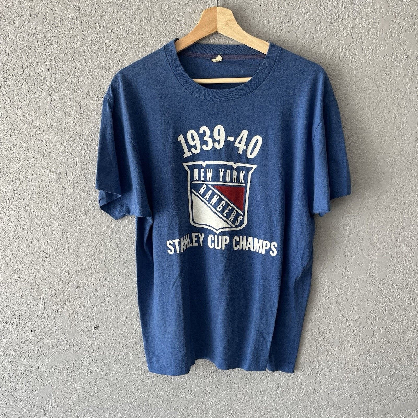 Vintage Vintage New York Rangers Stanley Cup Champion Tshirt Men’s M Size US M / EU 48-50 / 2 - 1 Thumbnail