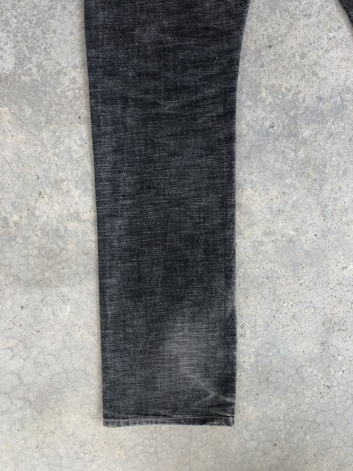 Japanese Brand Concave attempt Blanket Denim Distressed Jeans Size US 33 - 11 Thumbnail