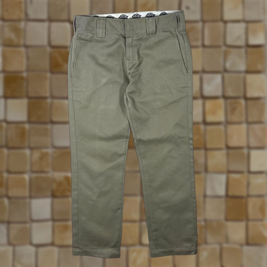 Dickies Dickies Classic Straight Leg Workwear Chino Trousers Beige 28 x 30 Mens Regular Size US 28 / EU 44 - 1 Thumbnail