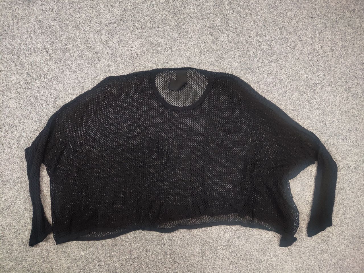 Rundholz Rundholz Black design loose tunic Oversized mesh Long sleeve Size S / US 4 / IT 40 - 2 Thumbnail