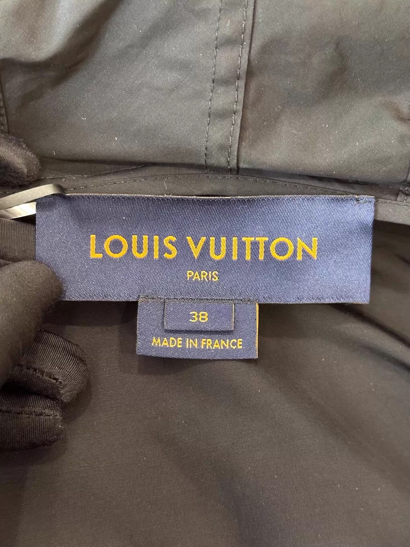 Louis Vuitton LV brown & black monogram logo zip vest & jacket women's Size S / US 4 / IT 40 - 6 Thumbnail