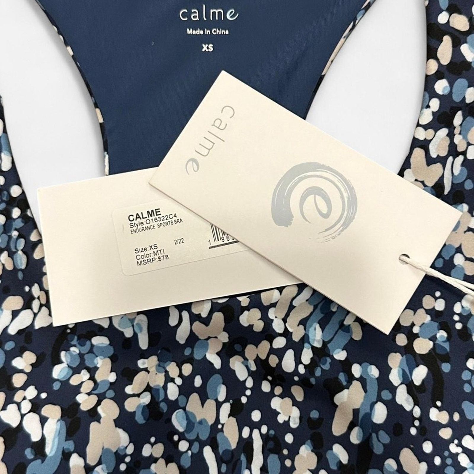 Johnny Was Johnny Was Calme floral sports bra endurance racerback XS Size ONE SIZE - 3 Thumbnail