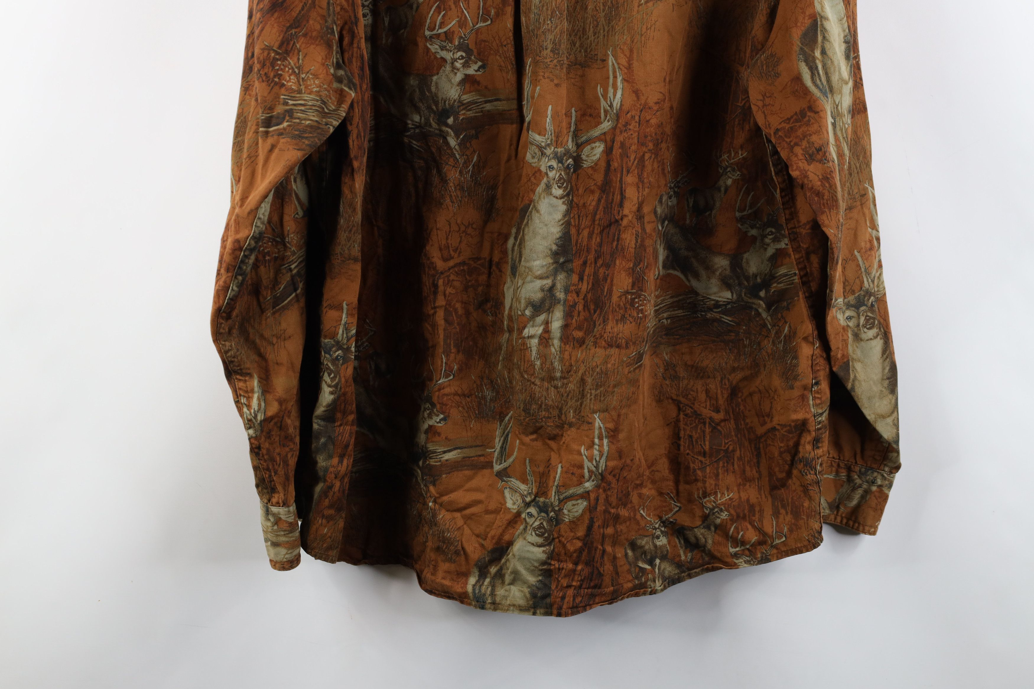 Vintage Vintage 90s Y2K Streetwear All Over Print Button Down Shirt Size US L / EU 52-54 / 3 - 12 Thumbnail
