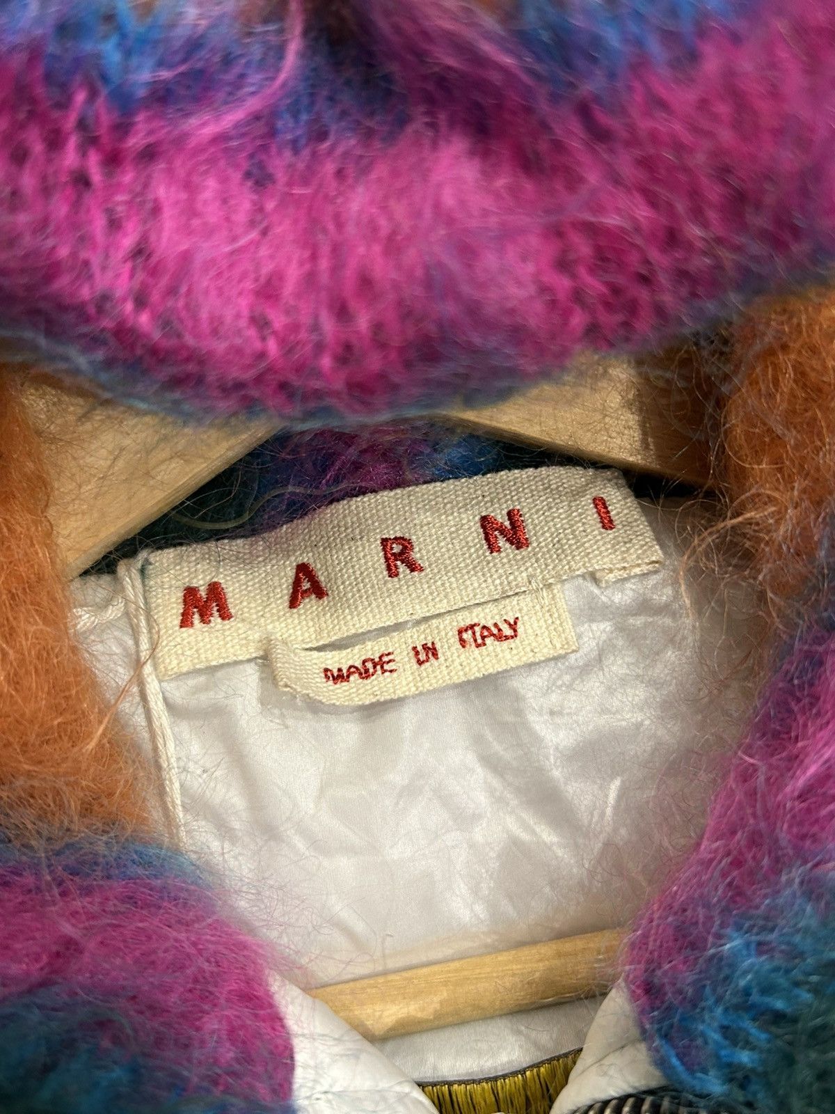 Marni Marni Fuzzy Wuzzy Zip Up Hoodie Size US M / EU 48-50 / 2 - 3 Thumbnail