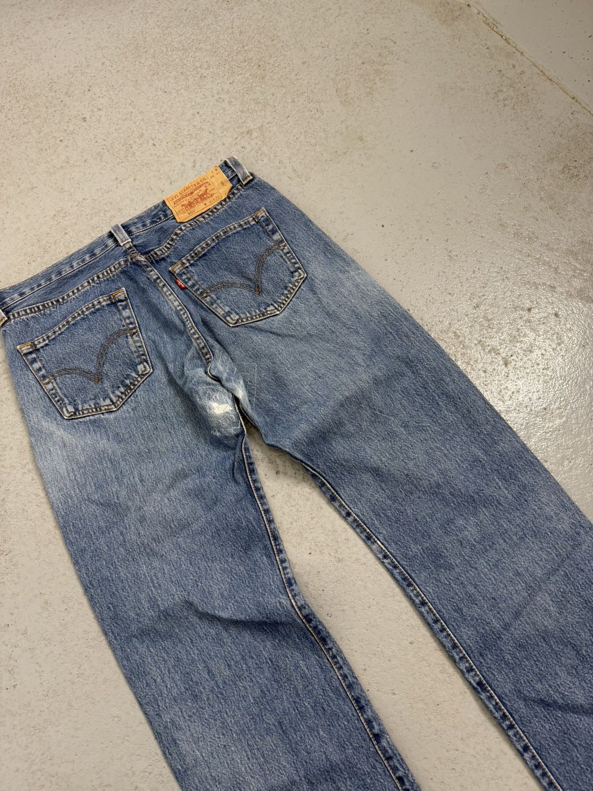 Levi's Levi‘s 501 Distressed Washed Jeans Size US 32 / EU 48 - 14 Thumbnail